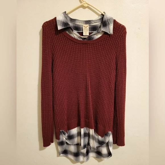 Faded Glory Womens 2-N-1 Sweater (Size M 8-10) - Picture 1 of 5